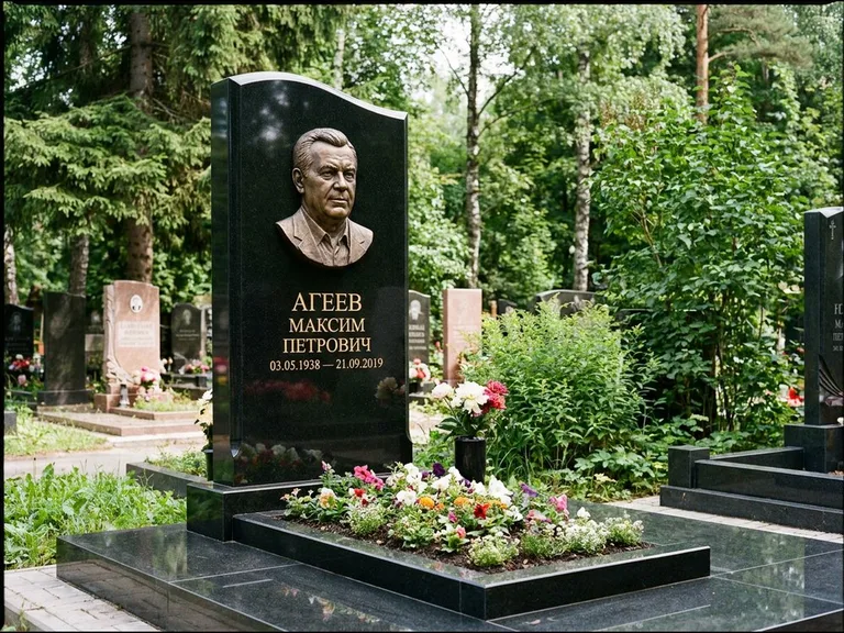 Памятник с барельефом — выполненная работа 13 в Оренбурге