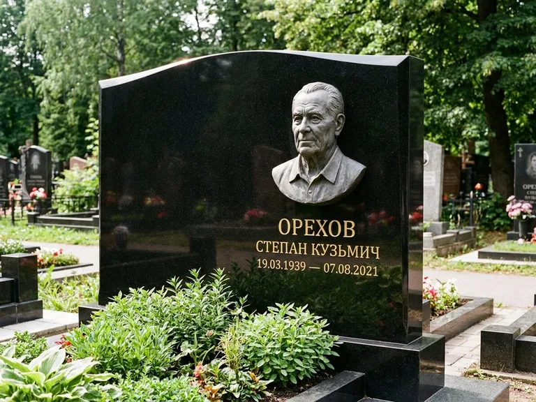 Памятник с барельефом — выполненная работа 25 в Оренбурге