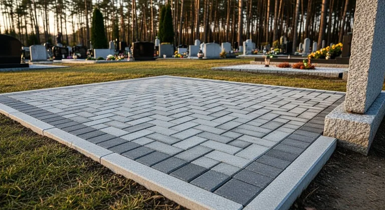 Мощение семейного захоронения, образец ПМ017 в Оренбурге