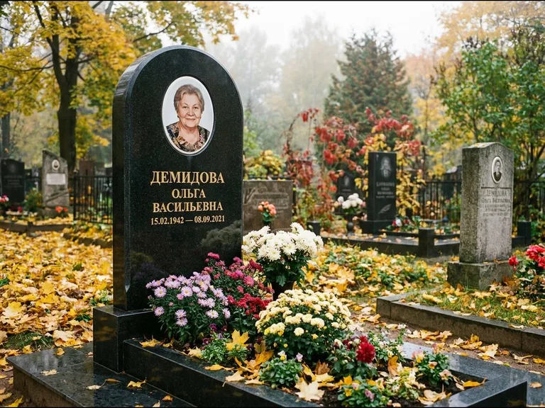 Керамический овал на стеле в Оренбурге