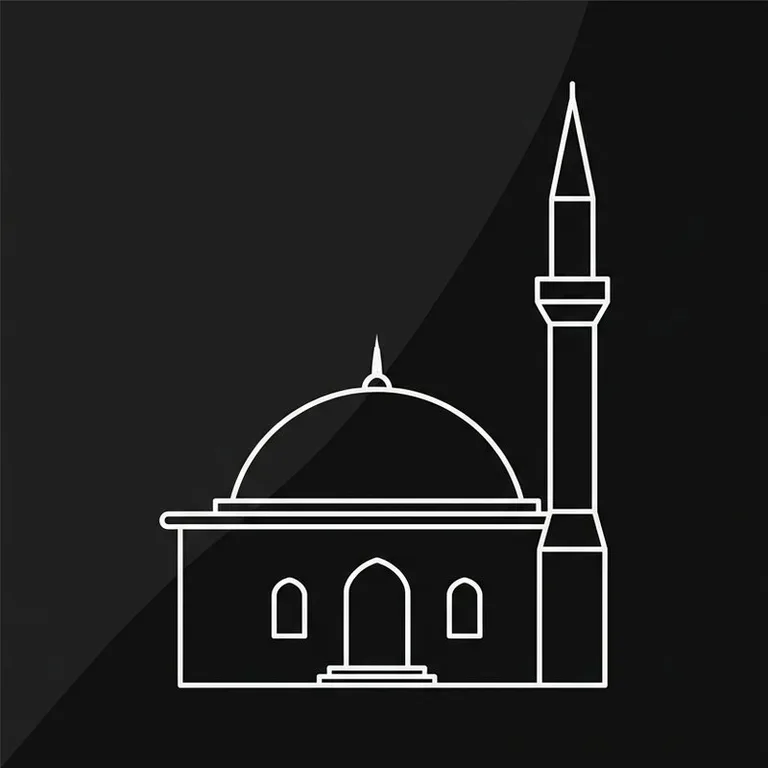 Эскиз: Одноминаретная — скромный силуэт сельской мечети в Оренбурге