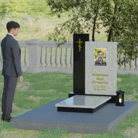 Православный Комбинированный памятник - П006