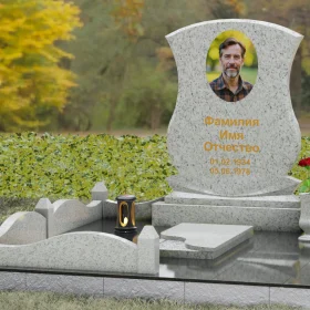 Гранитный одиночный памятник – П146