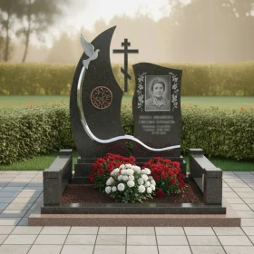 Мемориальный комплекс с православным памятником - ПН129