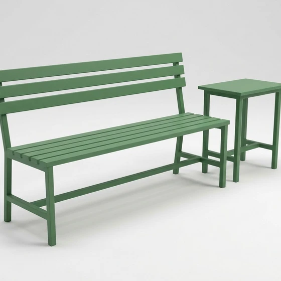 Лавочка и столик на кладбище — ЛВ002