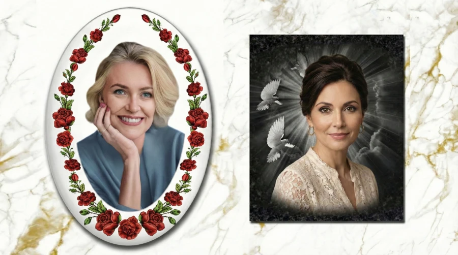 Dva-memorialnykh-portreta-na-mramornom-fone