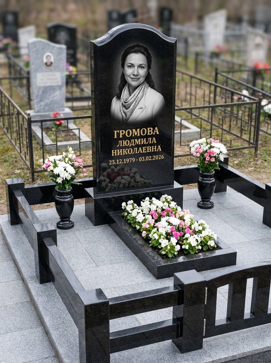 Портрет на памятнике в Оренбурге — Чёрно-белый портрет подготовили под станок — гравировка на стеле