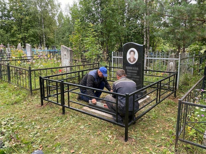 Установка ограды в Оренбурге — пример 3
